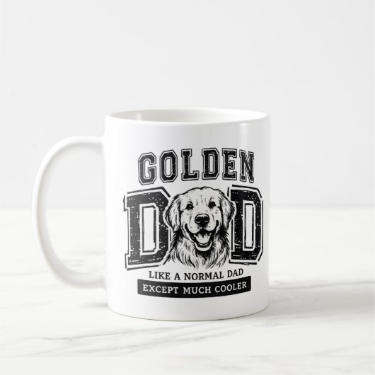 Golden Retriever Papa Koffiemok (Links)