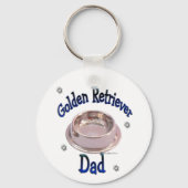 Golden Retriever Papa Sleutelhanger (Achterkant)