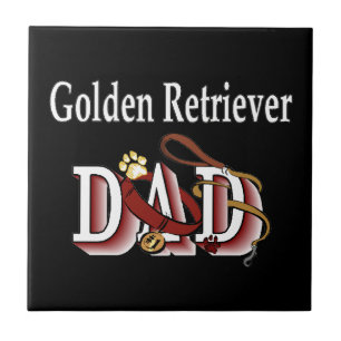 Golden Retriever papa Tegeltje