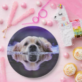 Golden Retriever Paper-Borden Papieren Bordje (Feest)