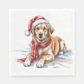 Golden Retriever Paper Napkin Servet (Voorkant)