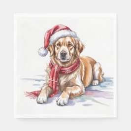 Golden Retriever Paper Napkin Servet