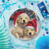 Golden Retriever Papier borden Papieren Bordje (Feest)