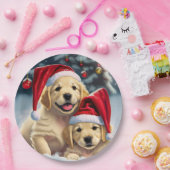 Golden Retriever Papier borden Papieren Bordje (Feest)