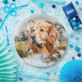 Golden Retriever Papieren Bordje (Feest)