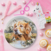 Golden Retriever Papieren Bordje (Feest)