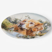 Golden Retriever Papieren Bordje (Gekanteld)