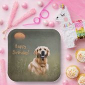 Golden Retriever Papieren Bordje (Feest)