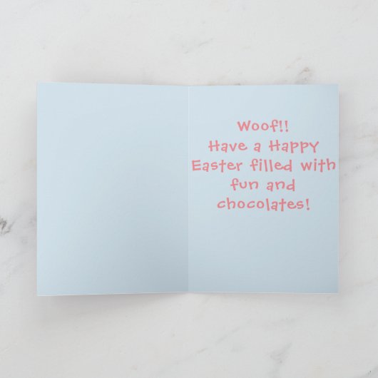 Golden retriever Pasen Feestdagen Kaart (Binnen)