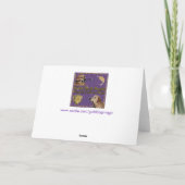 Golden retriever Pasen Warme Fuzzies Feestdagen Kaart (Achterkant)