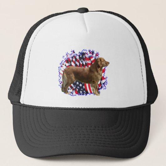 Golden Retriever Patriot Trucker Pet (Voorkant)