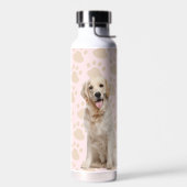 Golden Retriever Pawprints Waterfles (Links)
