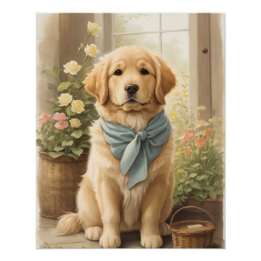 Golden Retriever Perfect Poster (Voorkant)