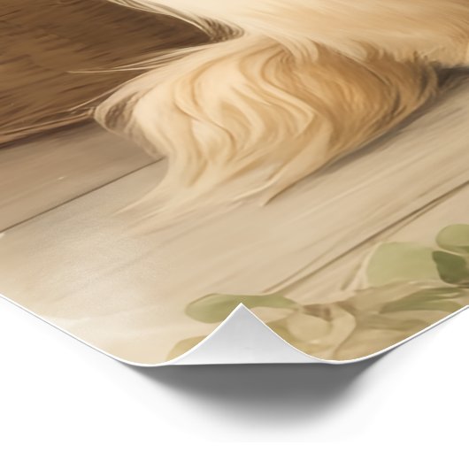 Golden Retriever Perfect Poster (Hoek)