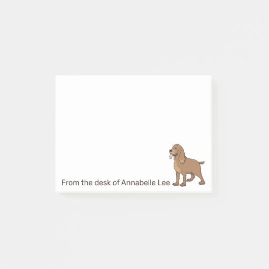 Golden Retriever personaliseren Post-it® Notes (Voorkant)