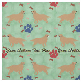 Golden Retriever - Personaliseren Stof