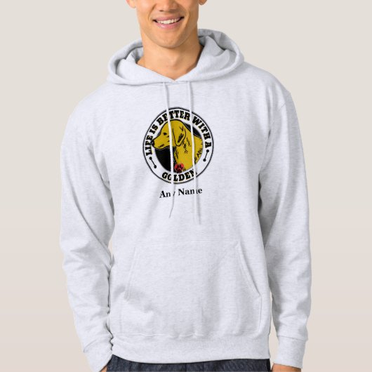 Golden Retriever persoonlijke levenssfeer is beter Hoodie (Voorkant)
