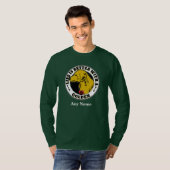 Golden Retriever persoonlijke levenssfeer is beter T-shirt (Voorkant volledig)