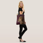 Golden Retriever Persoonlijke naam | Hond Tote Bag (Op model)