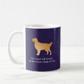 Golden Retriever - Pet Memorial - Denking of You Koffiemok (Links)