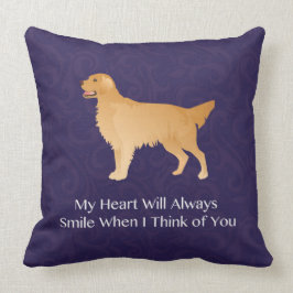 Golden Retriever - Pet Memorial - Denking of You Kussen