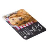 Golden Retriever Pet Memorial Magneet (Rechterzijde)