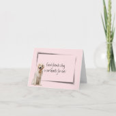 Golden Retriever Pet verloor sympathie Kaart (Voorkant)