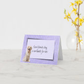 Golden Retriever Pet verloor sympathie Kaart (Gele Bloem)