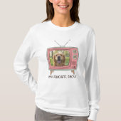 Golden Retriever Photo T-Shirt – My Favorite Show (Voorkant)