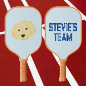 Golden Retriever Pickleball Paddle