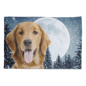 Golden Retriever Pillowcase Kussensloop (Achterkant)