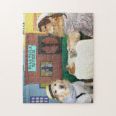 Golden Retriever Pioneers Legpuzzel (Verticaal)