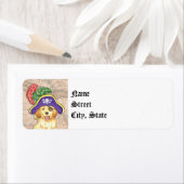 Golden Retriever Pirate Etiket (Insitu)