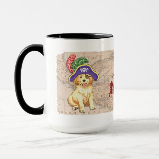 Golden Retriever Pirate Mok (Links)