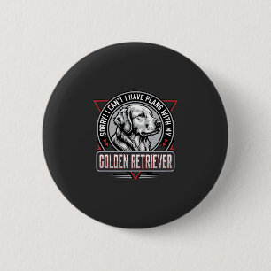 Golden Retriever Plannen Hond Badge Ontwerp Ronde Button 5,7 Cm