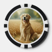 Golden Retriever Poker Chips (Voorkant)