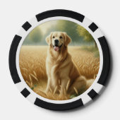 Golden Retriever Poker Chips (Achterkant)