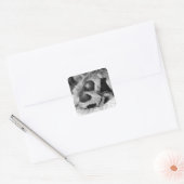 Golden Retriever Polar Paws Vierkante Sticker (Envelop)