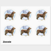 Golden Retriever Portrait Sticker (Vel)