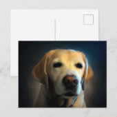 Golden Retriever Portret Briefkaart (Voorkant / Achterkant)