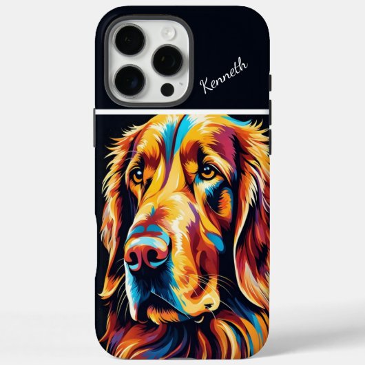 Golden Retriever Portret Case-Mate iPhone Case (Achterkant)