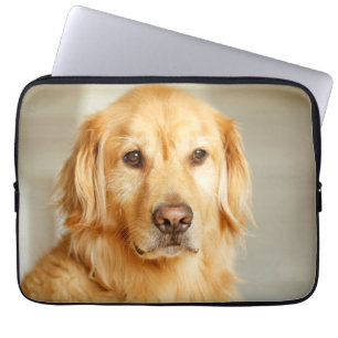 Golden Retriever Portret Laptop Sleeve