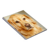 Golden Retriever Portret Notitieboek (Rechterzijde)