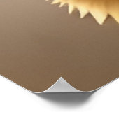 Golden Retriever Portret Poster (Hoek)