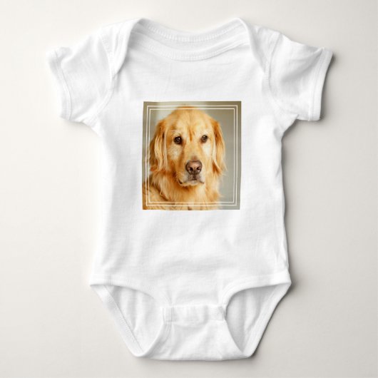 Golden Retriever Portret Romper (Voorkant)