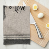 Golden Retriever  portret schattig citaat Theedoek (Quarter Fold)