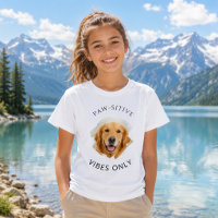 Golden Retriever Positieve Vibes Alleen Foto Meisj