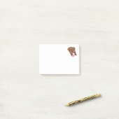 Golden Retriever Post-it Note Pad (Op bureau)