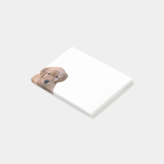 Golden Retriever Post-it Note Pad (Schuin)