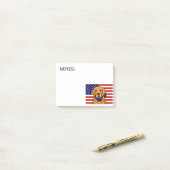 Golden Retriever Post-it® Notes (Op bureau)